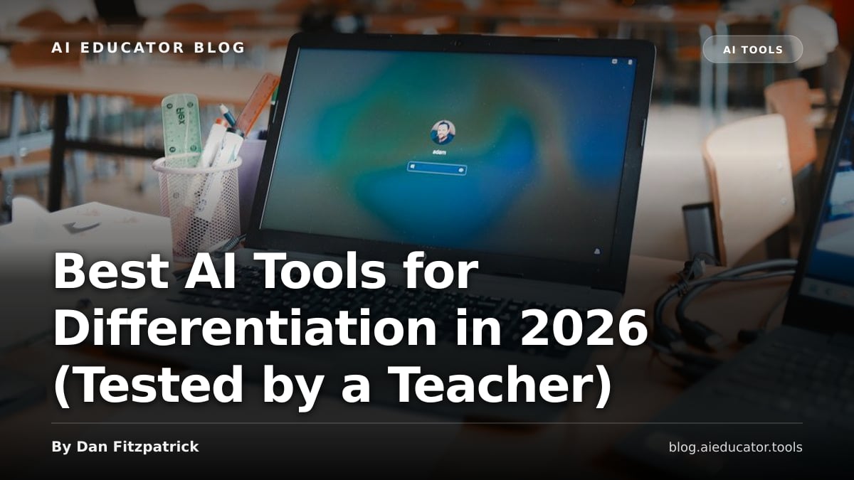 Best AI Tools for Differentiation in 2026 (Tested by a Teacher) — AI Tools guide on AI Educator Blog