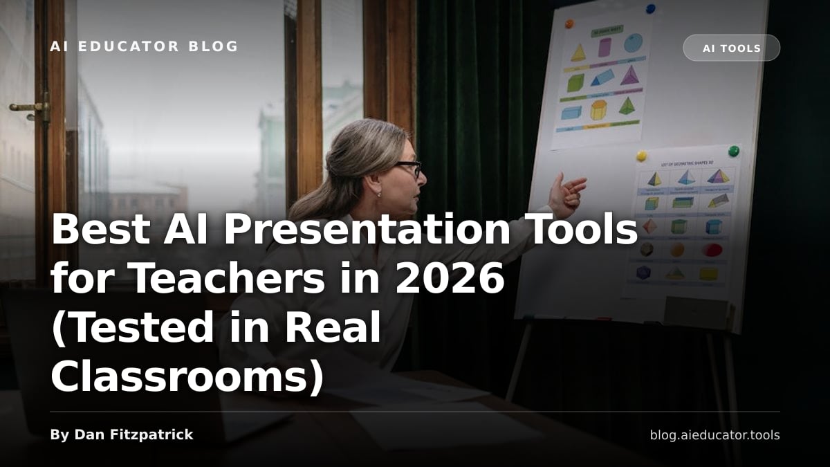Best AI Presentation Tools for Teachers in 2026 (Tested in Real Classrooms) — AI Educator Blog